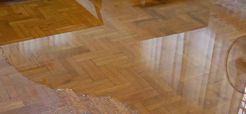 Laminate Wood Floor Water Damage Repair in Cartersville